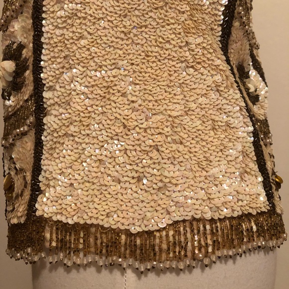 Rare Vintage 1960’s Thayer Intricately Beaded Top - Picture 9 of 16